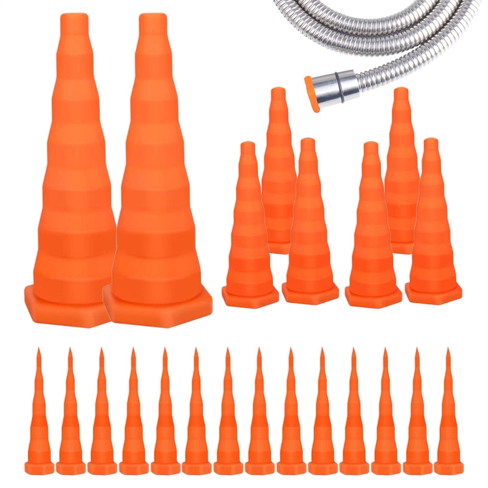 Heavy Equipment Service - 22-teiliges Gummistopfen für Hydrauliköl, industrielles Hydraulik-Set