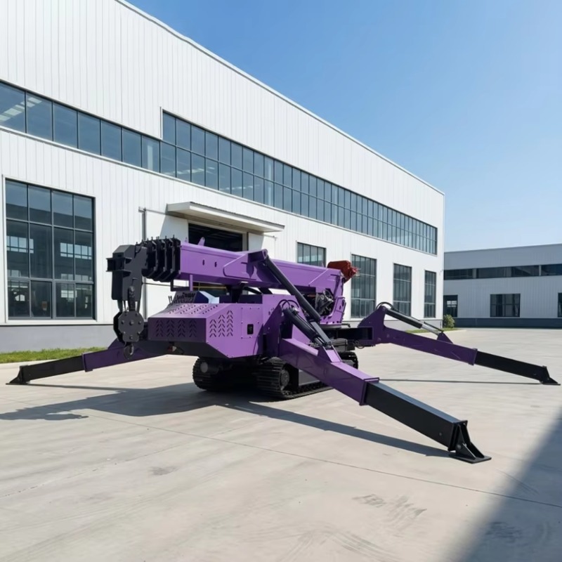 Compact Crawler Boom Lift - 3-Tonnen-Spinnenkran mit 10m Hubhöhe, Hydraulischem Antrieb,