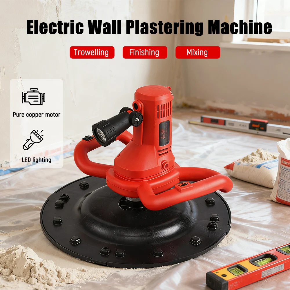Power Trowel Concrete - Leistungsstarke elektrische Wand-Finishing-Maschine, Putzkelle, Betonwand-Glättungspolierer, automatische