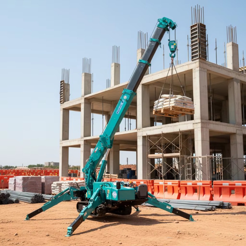 Compact Crawler Boom Lift - Spinnenkrane Mini-Raupenkran Kompakter Spinnenkran Elektrischer Raupenlift