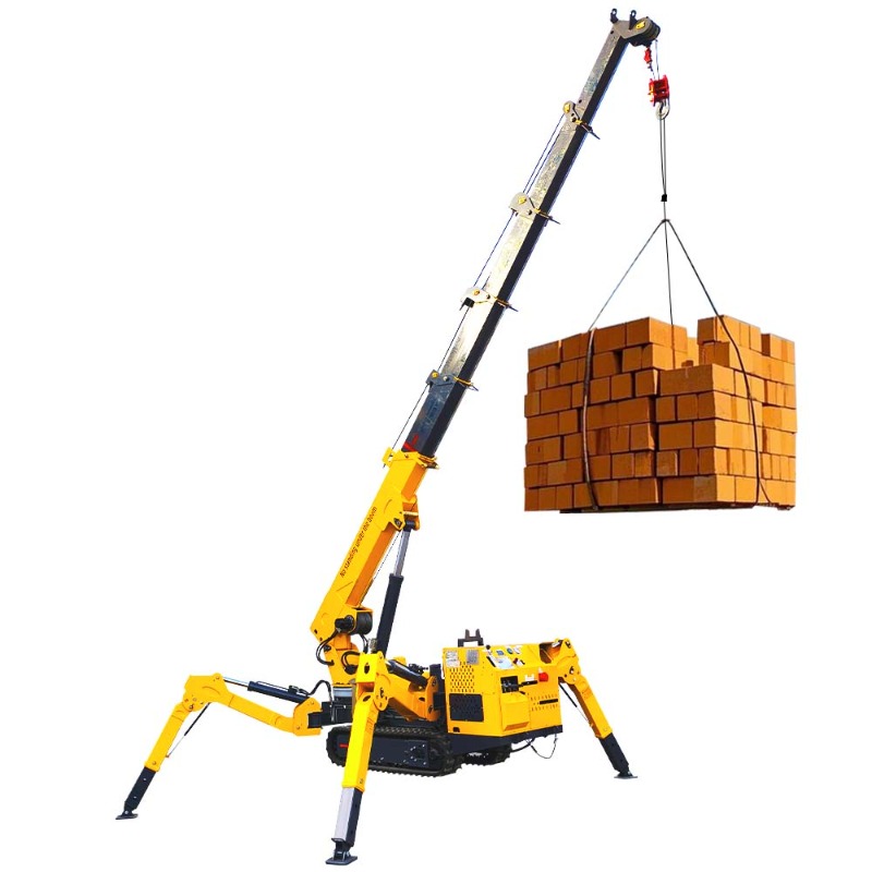 Compact Crawler Boom Lift - Selbstfahrender kompakter Raupenboomlift Spider Towable Rough