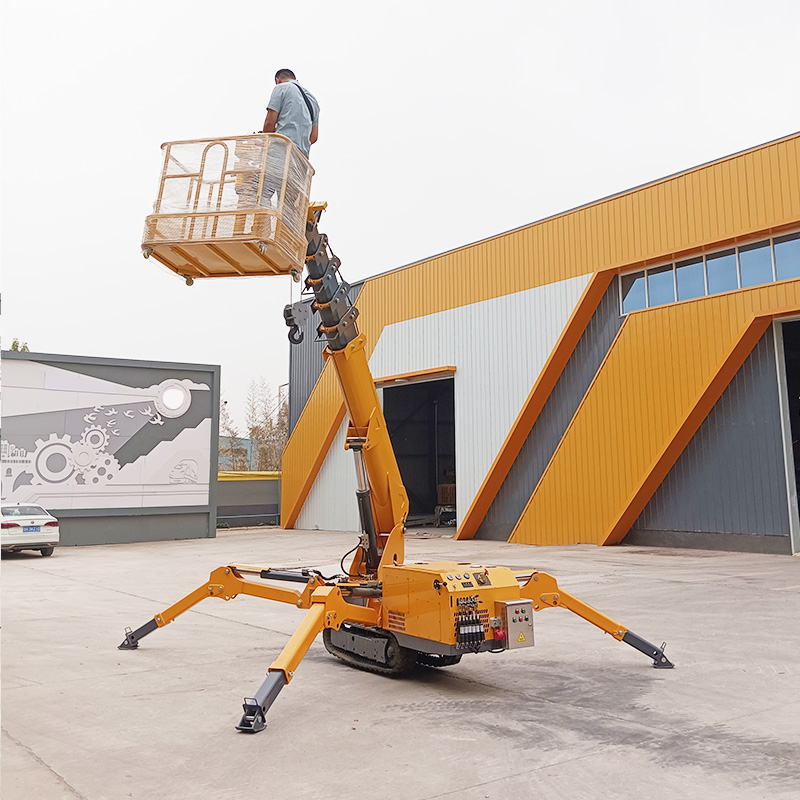Maßgefertigter Spinnenkran Hyd – Compact Crawler Boom Lift Bewertung und Preis