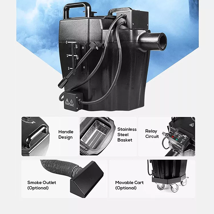 3500W Bodennebelmaschine für T – Heavy Equipment Background Bewertung und Preis