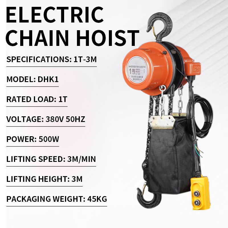 Elektrischer Kettenzug 3M/min  – Electric Chain Hoist Bewertung und Preis