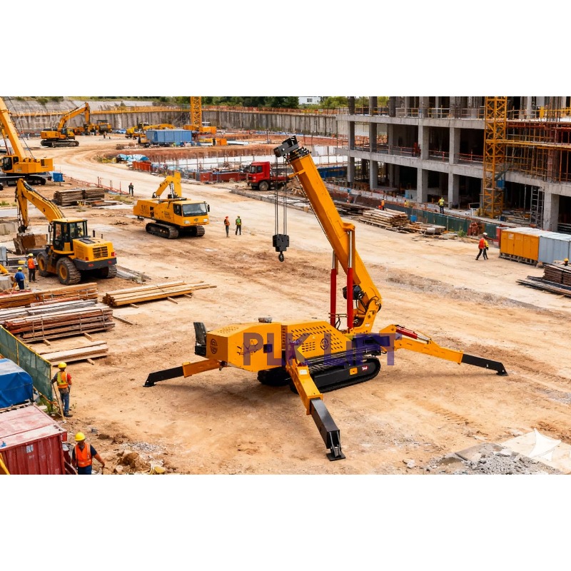 Spinnenkrane Mini-Raupenkran K – Compact Crawler Boom Lift Bewertung und Preis
