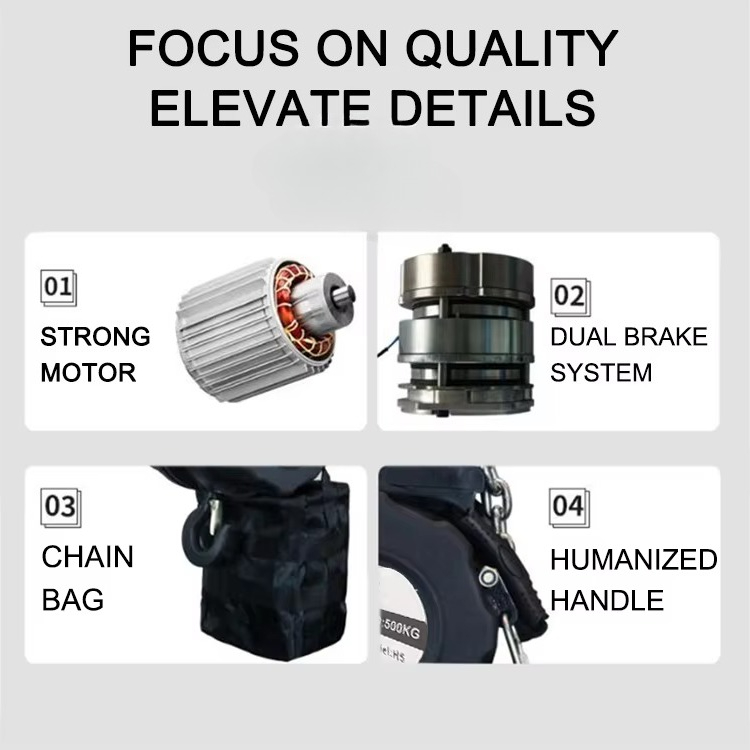 Elektrischer Kettenzug 500 kg  – Electric Chain Hoist Bewertung und Preis