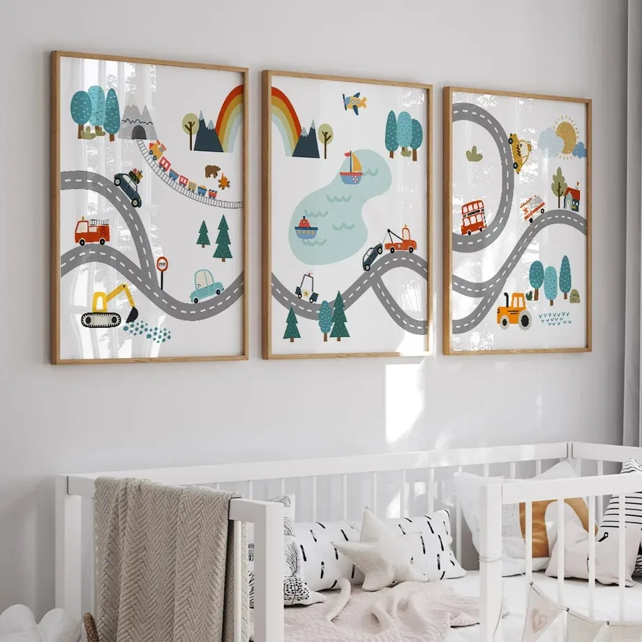Moderne Nordic Stil Leinwand D – Heavy Equipment Background Bewertung und Preis