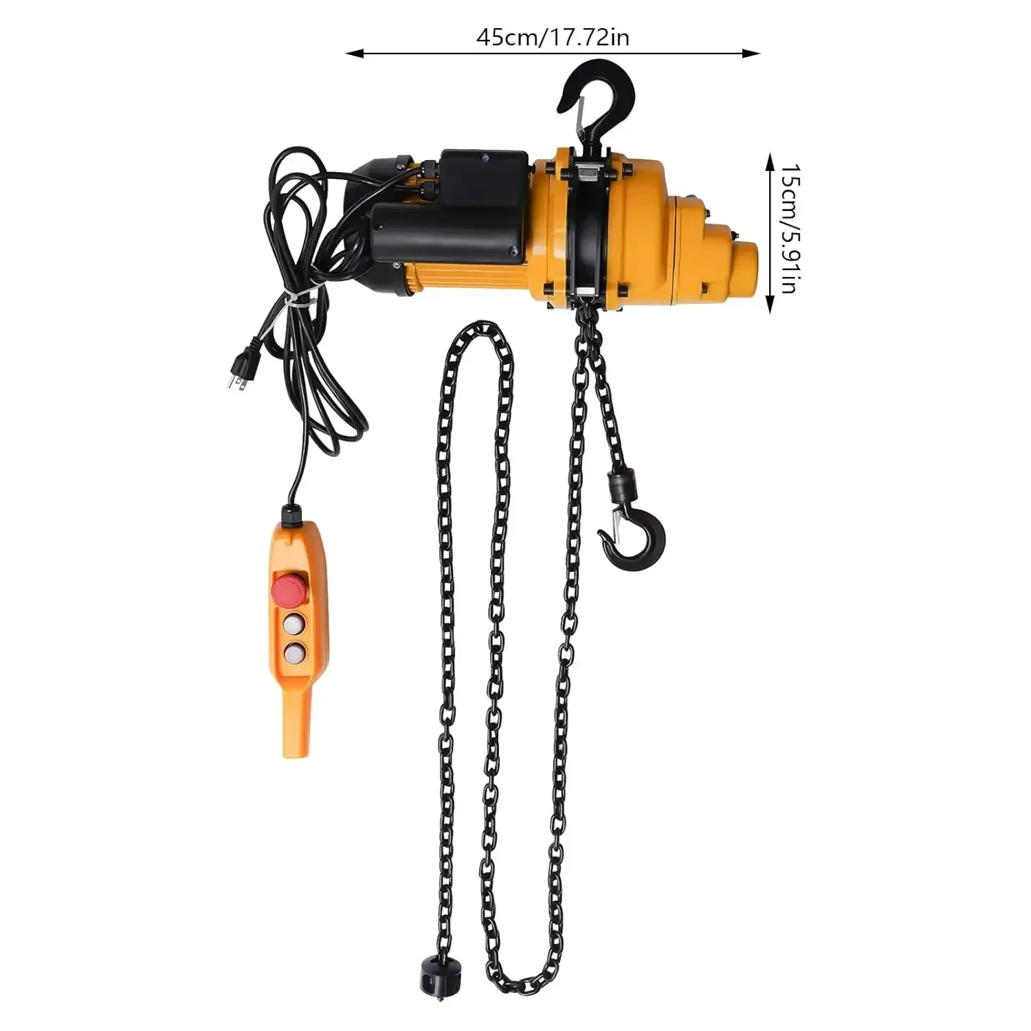 2200lbs 1 Tonne Elektrischer K – Electric Chain Hoist Bewertung und Preis