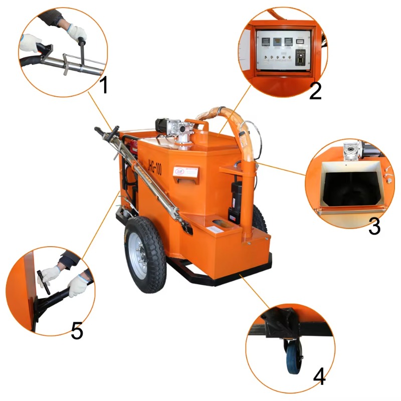Schnell Aufbaubare Rissversieg – Road Crack Sealing Machine Bewertung und Preis